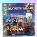 Набір мініфігурок Minecraft LEGO (6 шт) 4017- Замовити за ціною 205 грн.