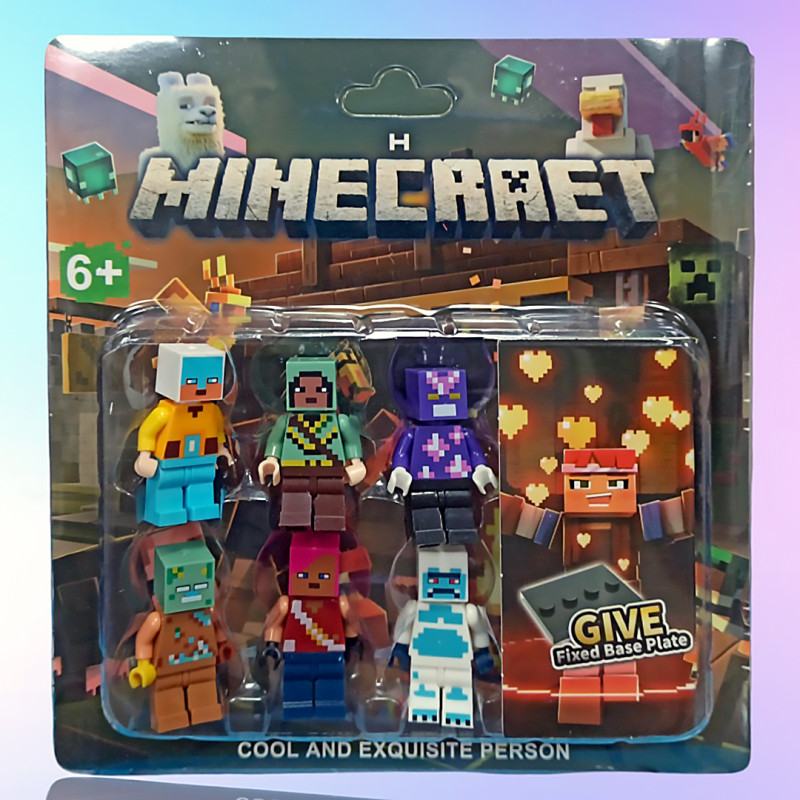 Набор фигурок Minecraft 6 шт (2909)- Замовити за ціною 161 грн.