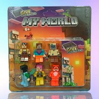 Набор мини-фигурок Minecraft, 6 фигурок (1058)