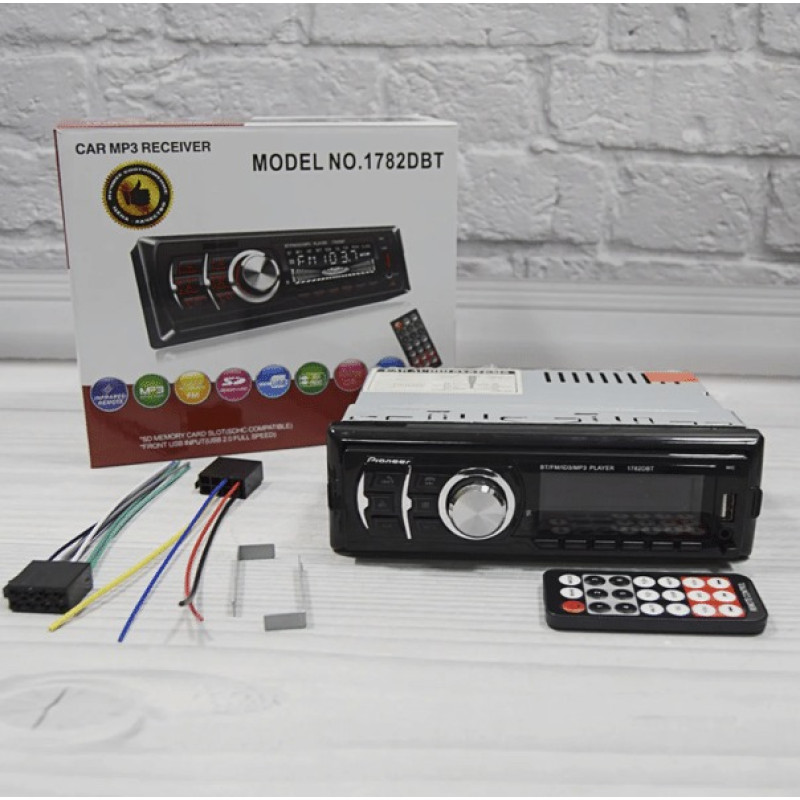 Автомагнітола MP31782, Bluetooth, 1DIN,