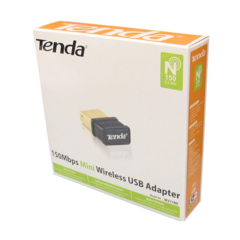Бездротовий адаптер Tenda W311Mi, 150 Мбіт/с, USB