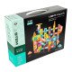 Магнитный конструктор DIY Magnetic Building Blocks SN1173, 110 деталей, с подсветкой и шариками