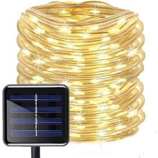 Гірлянда світлодіодна вулична «Трубка», 10 м, 100 LED, тепле жовте світло