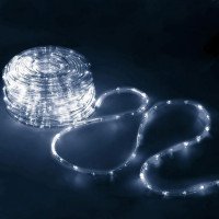 Гирлянда светодиодная уличная Дюралайт-шланг, 10 м, белый свет, влагостойкая