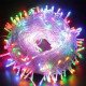 Гирлянда светодиодная нить на белом проводе, 45 м, 800 LED, мультицвет, от сети