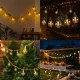 Гирлянда декоративная в виде круглых лампочек, 10 м, 20 LED, тёплый жёлтый свет, от сети