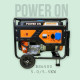 Бензиновий генератор POWER ON BS6500, 5.5 кВт, 23 л, 16 л.с., ручний запуск- Замовити за ціною 29040 грн.