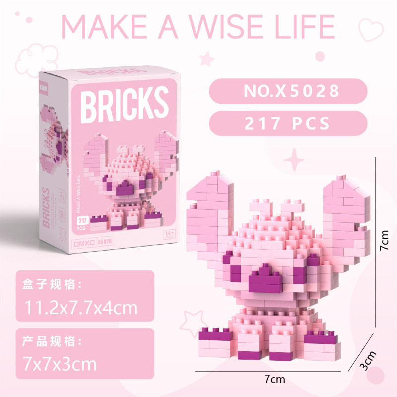 Конструктор BRICKS «Лило и Стич — Ангел (Angel)» 7×7×3 см X5028- Замовити за ціною 65 грн.