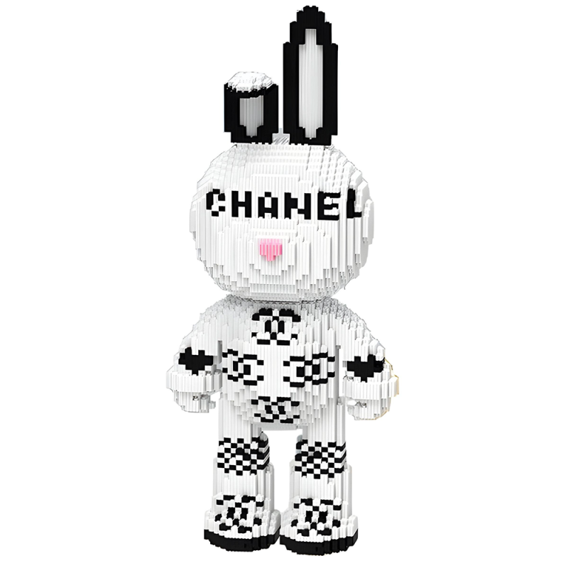 Конструктор Magic Blocks «Кролик Chanel Bearbrick» 55 см 9191