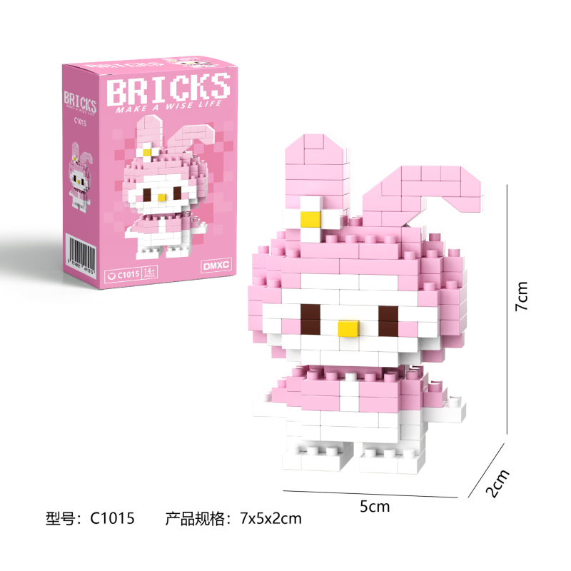 Конструктор BRICKS Hello Kitty «Мелоди» 7×5×2 см C1015- Замовити за ціною 65 грн.