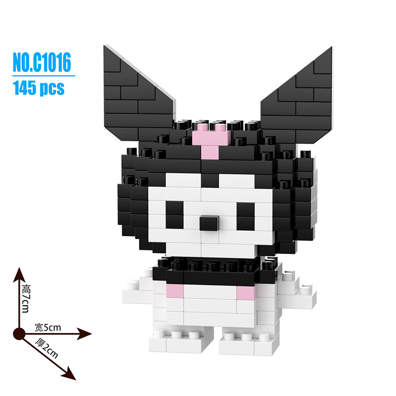 Конструктор BRICKS Hello Kitty «Куроми» 7×5×2 см C1016- Замовити за ціною 65 грн.