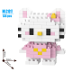 Конструктор BRICKS Hello Kitty «Кітті» рожева 5×4×2 см C1017