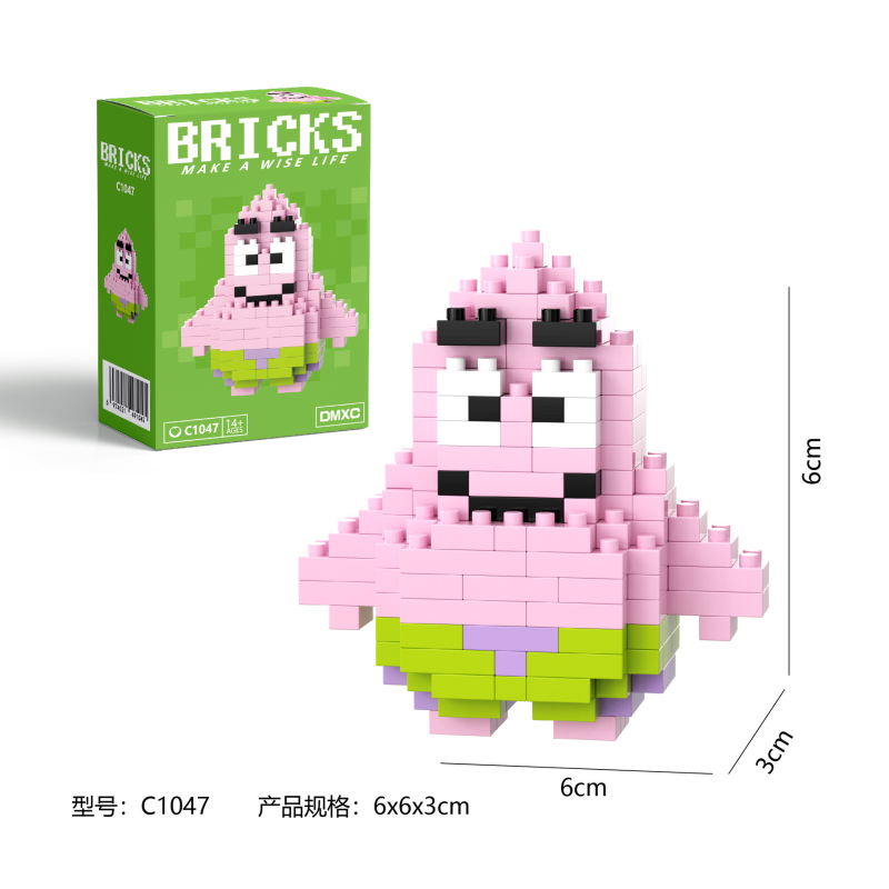 Конструктор BRICKS Спанч Боб Патрік C1047