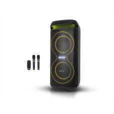 Портативна акумуляторна акустична система ZXX-5570, 2&times;6", 2 мікрофони