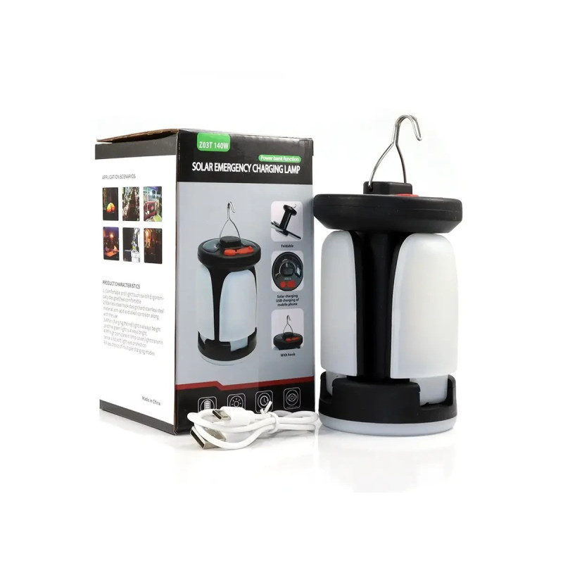 Лампа светодиодная для кемпинга 18650 micro USB Z03 140W- Замовити за ціною 422 грн.