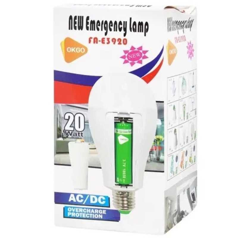 Світлодіодна аварійна лампа New Emergency Lamp FN-E3920, 2*18650