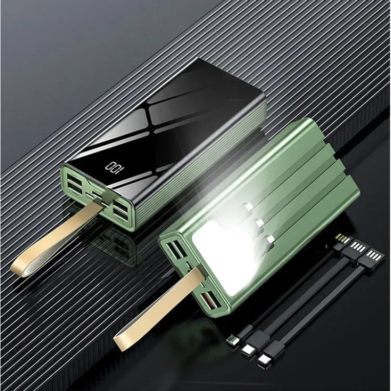Павербанк Khuh-88, 45000 мА·год, ліхтарик, 4 USB