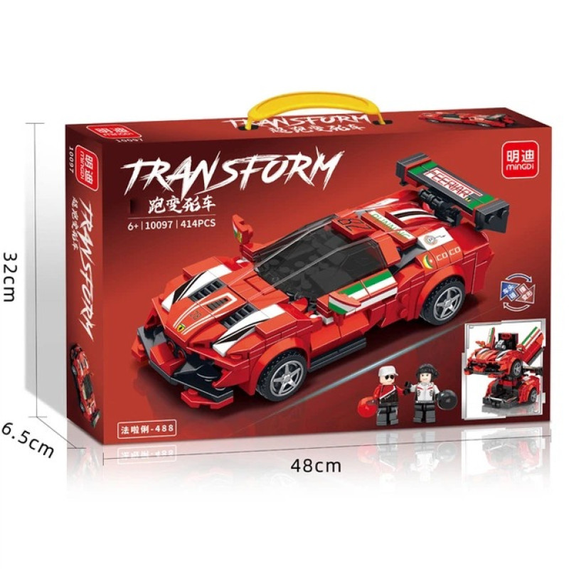 Конструктор "Суперкар Ferrari", трансформер, 414 деталей, 10097