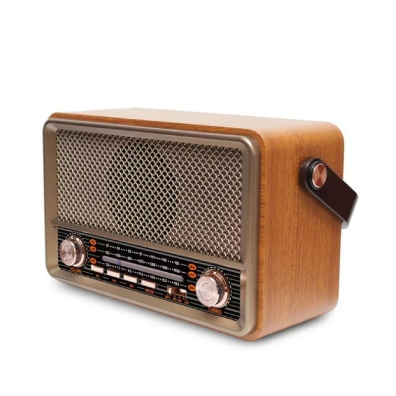Радіоприймач Kemai MD-511BT, з Bluetooth, FM-тюнером, акумуляторний, 3 Вт
