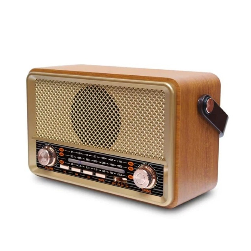 Радиоприёмник Kemai MD-511BT, с Bluetooth, FM-тюнером, аккумуляторный, 3 Вт