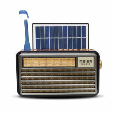 Радіоприймач Meier MD-521BTS, з Bluetooth, сонячною панеллю