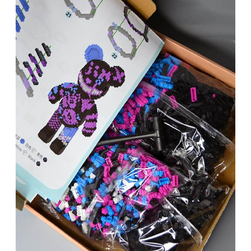 Конструктор Magic Blocks Bearbrick "Jinx", 40 см 9072- Замовити за ціною 633 грн.