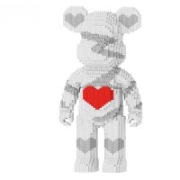 Конструктор Magic Blocks Bearbrick «Heart», 40 см 9091