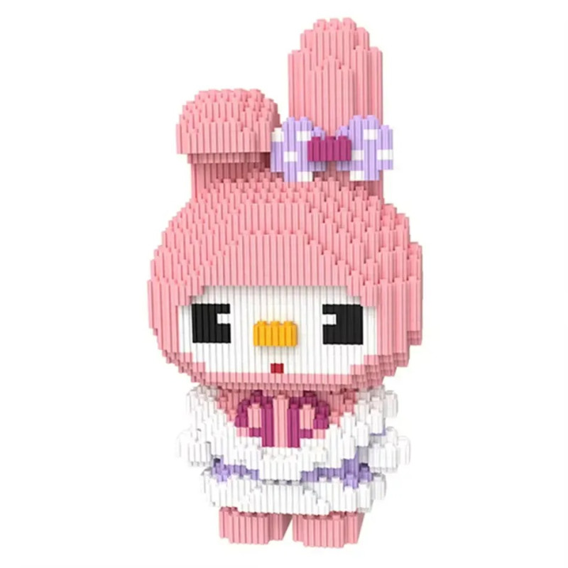 Конструктор «Мелоди» Hello Kitty, 2817 деталей, высота 25 см, 9107- Замовити за ціною 555 грн.