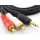 Шнур AUX 3,5 мм – 2 RCA (2R) 1,5 м 3015