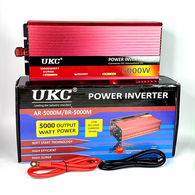 Преобразователь напряжения 5000 W AC/DC AR (UKC), 12V–220V- Замовити за ціною 5775 грн.