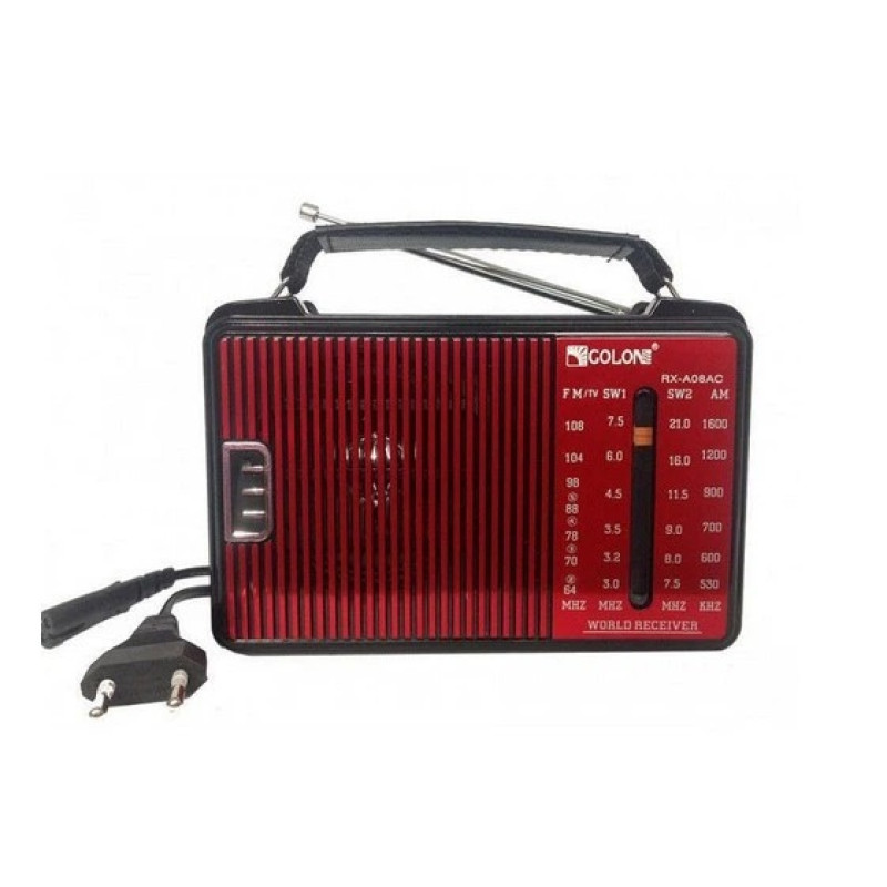 Радіоприймач Golon RX-A08AC, FM/УКХ/AM/SW