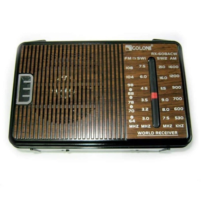 Радіоприймач Golon RX-608AC, FM/TV/SW1/SW2/AM