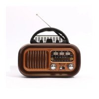 Радіоприймач Golon RX-BT628S, Bluetooth, USB, сонячна панель, 1300 мАг