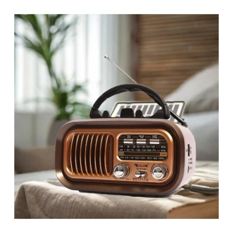 Радиоприемник Golon RX-BT628S, Bluetooth, USB, солнечная панель, 1300 мАч- Замовити за ціною 581 грн.
