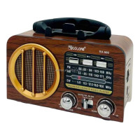 Радіоприймач Golon RX-966, Bluetooth, сонячна панель, акумулятор 18650