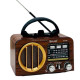 Радіоприймач Golon RX-966, Bluetooth, сонячна панель, акумулятор 18650