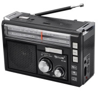 Радіоприймач Golon RX-382BT, Bluetooth, USB/SD, акумулятор, LED-ліхтар