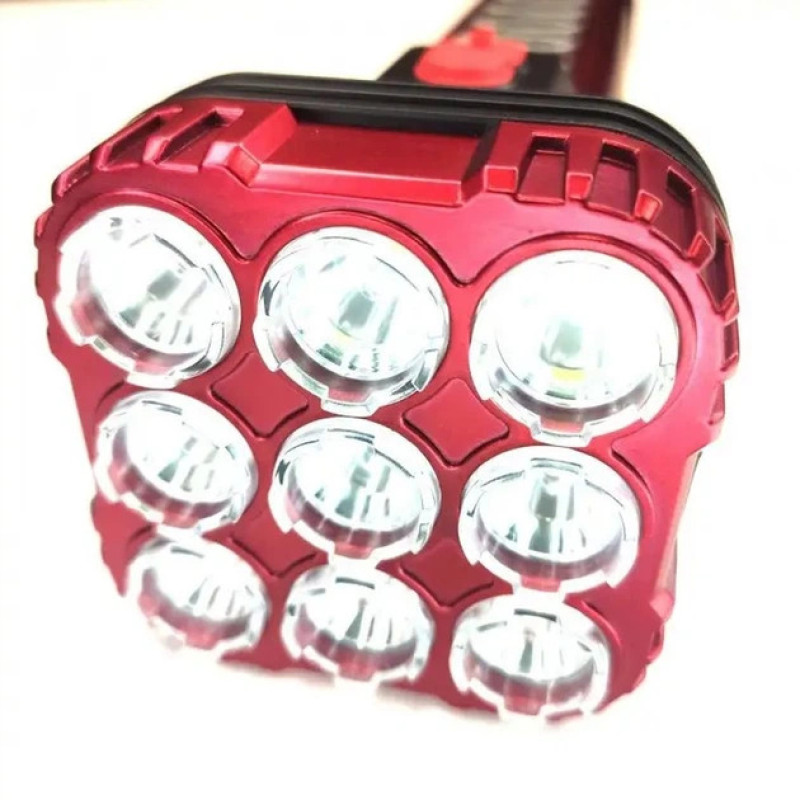 Фонарь аккумуляторный HB‑707‑2, 5 режимов, боковой свет, USB и солнечная батарея