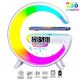 Колонка‑ночник G63, Bluetooth/USB/SD/FM, беспроводная зарядка
