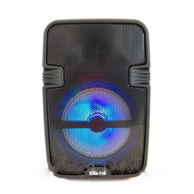 Портативна колонка ESS‑110, Bluetooth/USB/SD/FM/AUX, світломузика