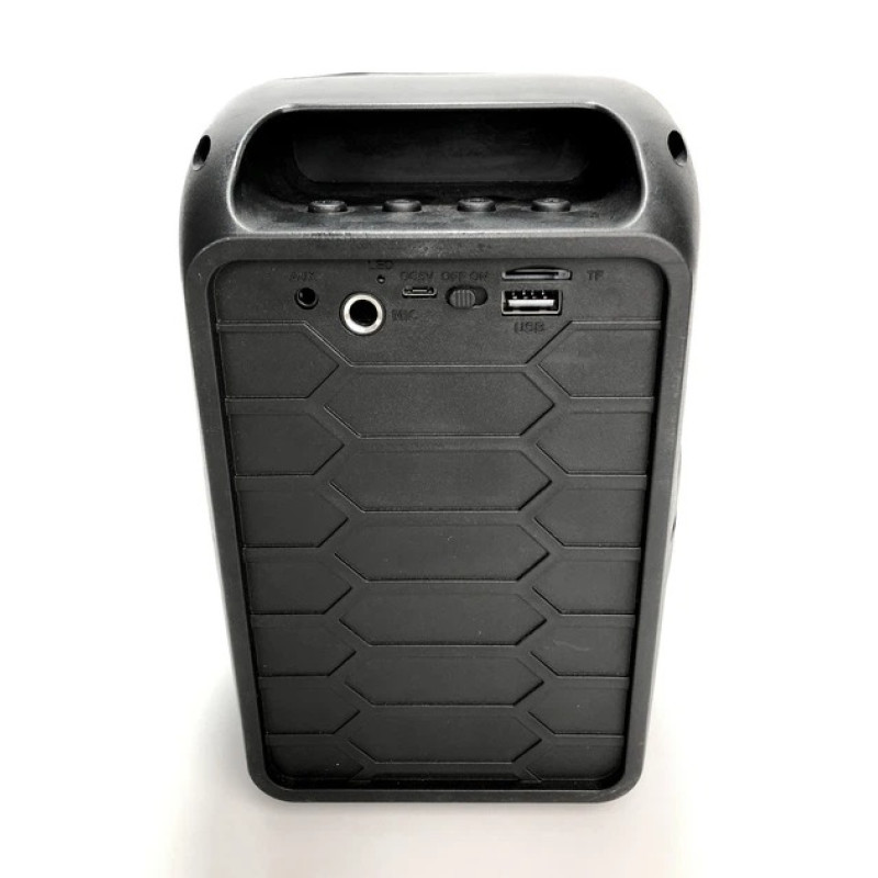 Портативна колонка ESS‑110, Bluetooth/USB/SD/FM/AUX, світломузика