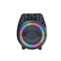 Портативна колонка ESS‑108B, Bluetooth/USB/SD/FM/AUX, світломузика