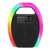 Портативна колонка ESS‑109B, Bluetooth/USB/SD/FM/AUX, світломузика