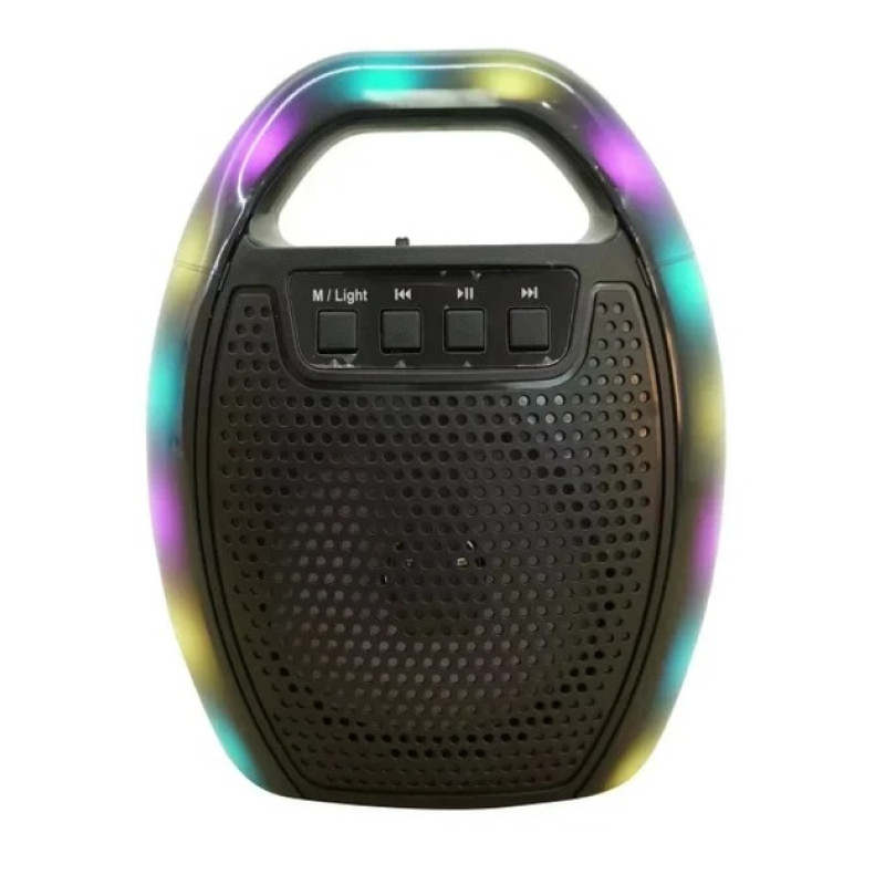 Портативная колонка ESS‑109B, Bluetooth/USB/SD/FM/AUX, светомузыка