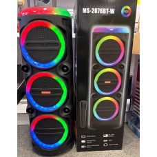 Колонка MS-2076BT-W, Bluetooth, 30Вт×2