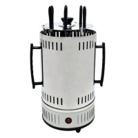 Електрошашличниця Domotec MS-7782, 1000 Вт, 6 шампурів, біла
