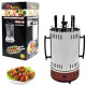 Електрошашличниця вертикальна Domotec BBQ MS‑7783, 1000 Вт, 6 шампурів, червона