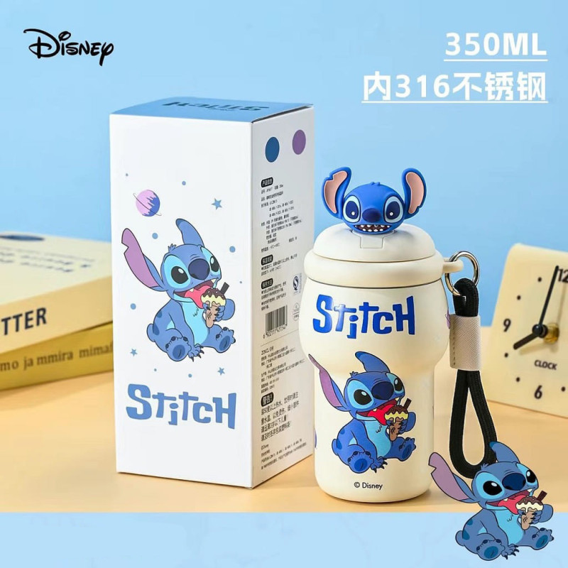 Термостакан с трубочкой Stitch / Angel J6Y6617, 350 мл- Замовити за ціною 608 грн.