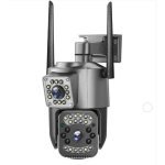 Смарт-камера вулична TS-32W, з подвійним об'єктивом, WiFi та RJ45, нічне бачення, IP66- Замовити за ціною 1188 грн.