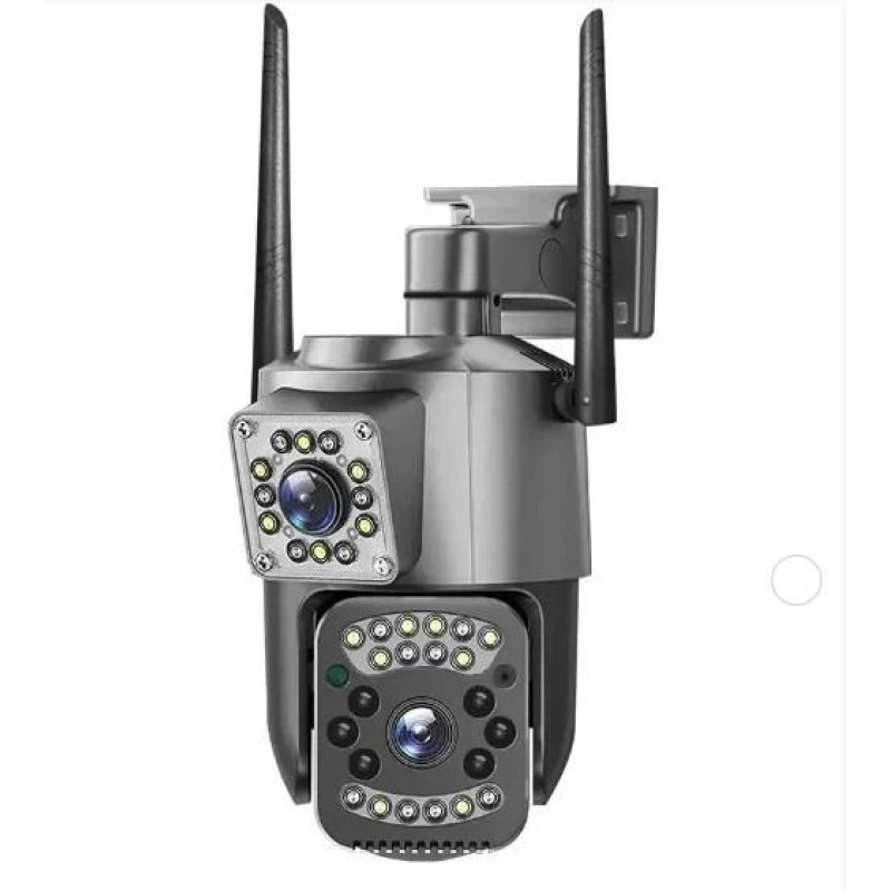 Смарт-камера вулична TS-32W, з подвійним об'єктивом, WiFi та RJ45, нічне бачення, IP66